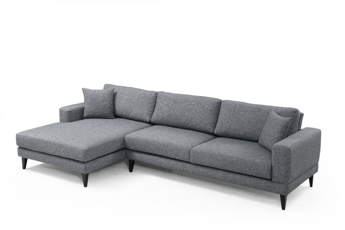 Atelier Del Sofa Left (Chl+3R) Sofá Cama Esquinero Gris Oscuro 303x160 cm